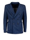 Circolo 1901 Men's Navy Blue Double-Breasted Blazer