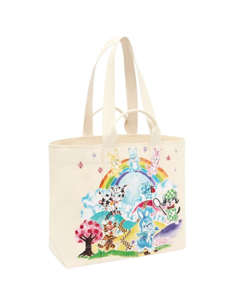 KENZO Cartoon Large Canvas Tote Bag