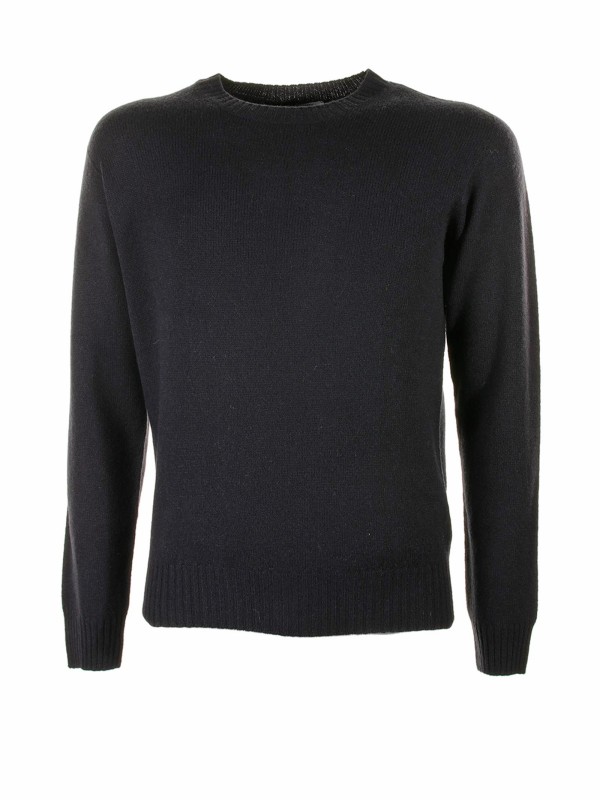 Navy blue crew neck sweater