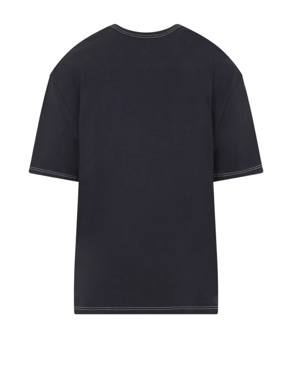 T-shirt Boxy Nera di Lemaire