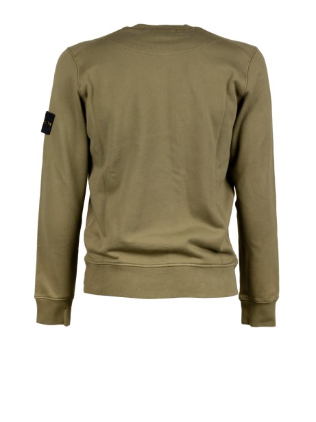 Stone Island Logo-Appliqué Cotton Sweatshirt