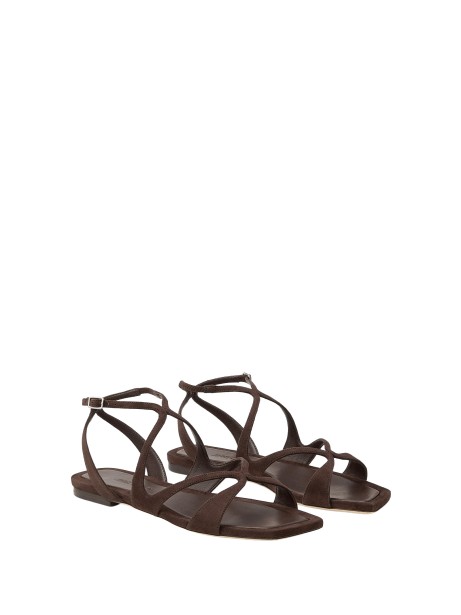 Jimmy Choo Ayla Flat Chocolate Suede Flats 2