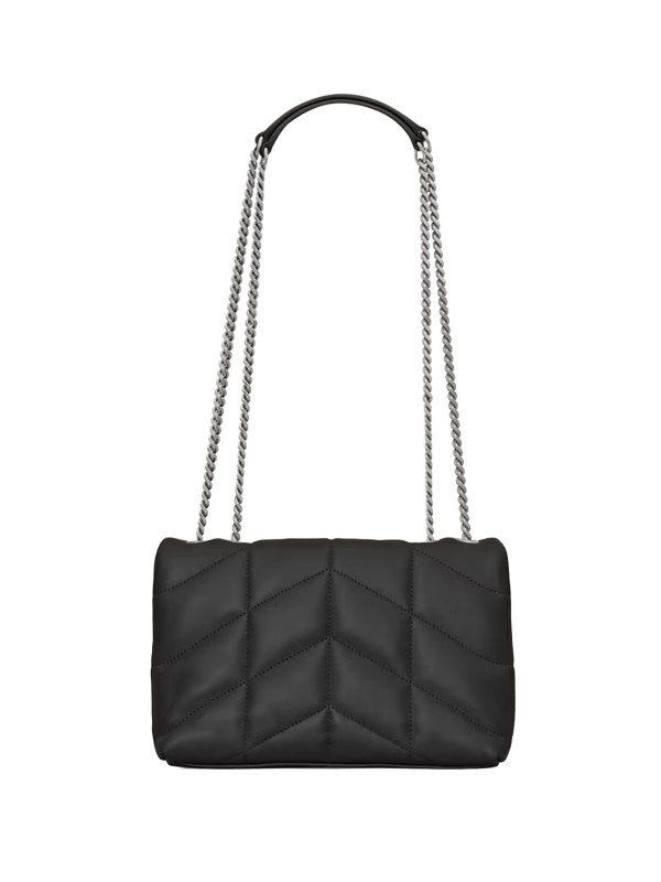 Borsa Puffer Toy Saint Laurent in Pelle Nera
