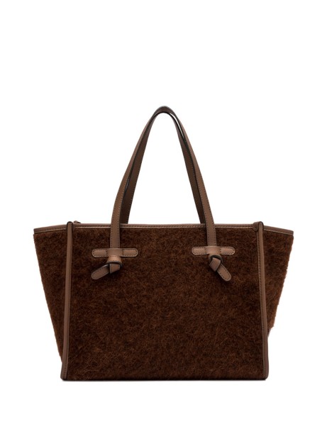Marcella shopping bag in Furry fabric