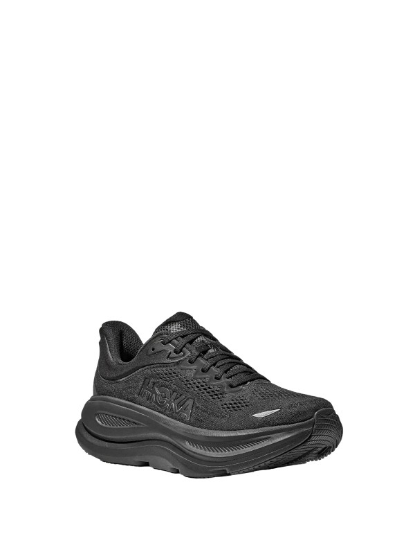 HOKA Bondi 9 Men's Running Shoes - Black/Black