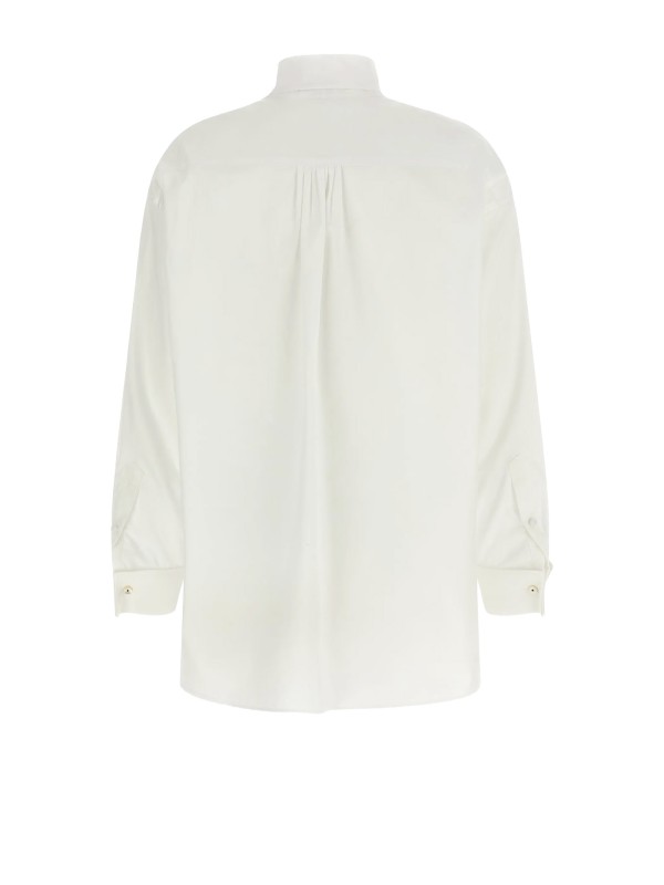 Camicia con Collo Lavallière Ricamata di Kenzo