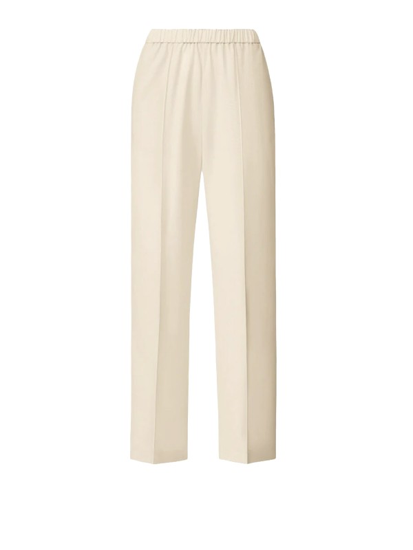 Fabiana Filippi Gubbio Jogging Pants in Butter-Colored Cotton Gabardine