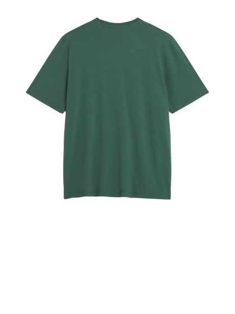 Maison Kitsuné Fox Head Regular T-Shirt Bottle Green 2