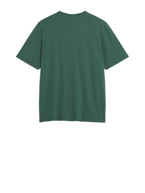 T-shirt Regular Fox Head Verde Bottiglia Maison Kitsuné