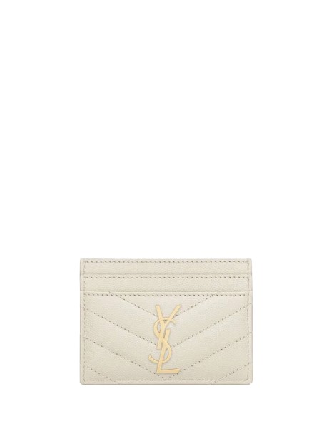 Yves Saint Laurent Cassandre Matelassé Grain de Poudre Leather Card Holder