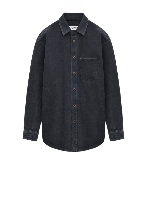 Loewe Anagram Denim Shirt-Jacket