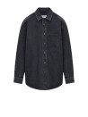 Giacca-Camicia Anagram in Denim Nero - LOEWE