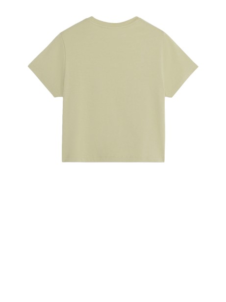 Dressed Fox Baby Tee Shirt in Dusty Green 2