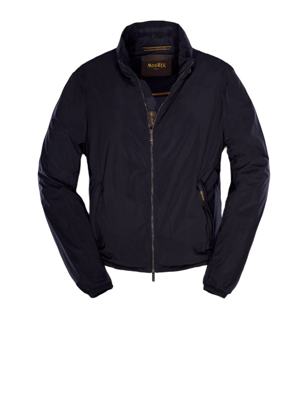 Moorer Men's Blue Zip Jacket