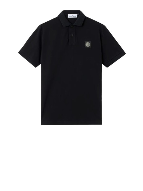 Stone Island Slim-Fit Short-Sleeve Polo with Compass Patch