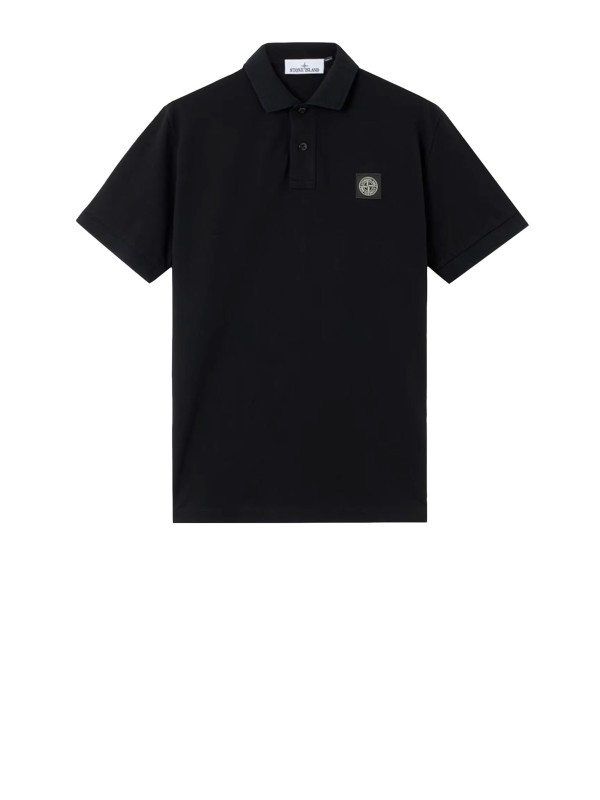 Stone Island Slim-Fit Short-Sleeve Polo with Compass Patch
