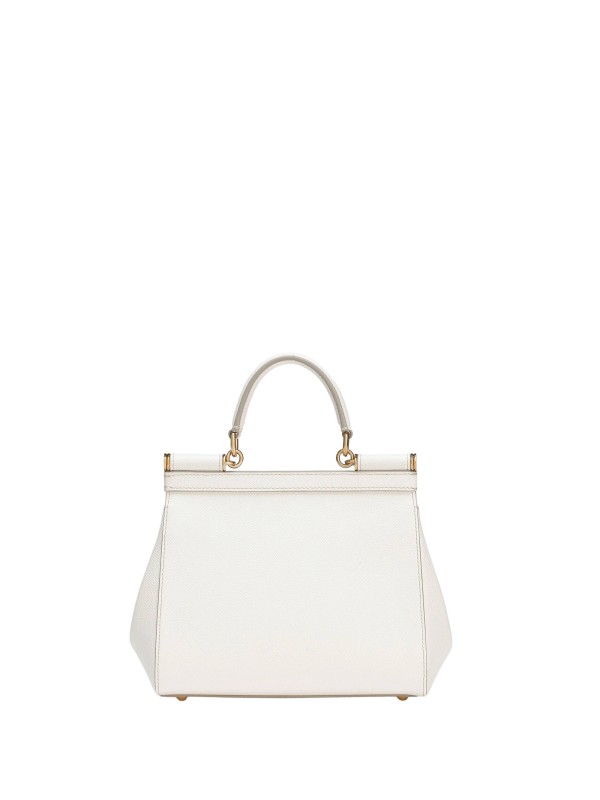 Dolce & Gabbana Small Sicily Handbag in White