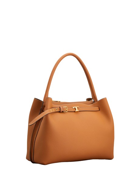 Small Leather Handbag - Elegant and Compact Design