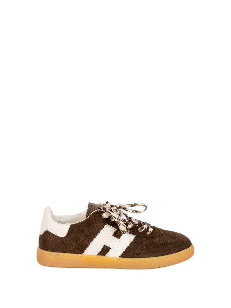 Hogan Cool Sneakers Uomo in Pelle Scamosciata Marrone