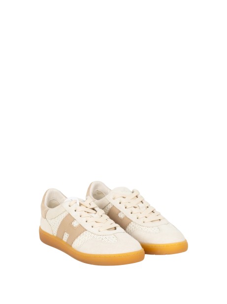 Hogan Cool White Suede Platform Sneakers