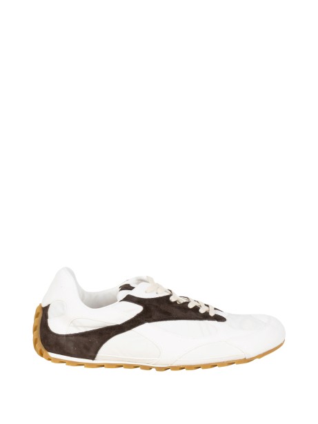 Bottega Veneta Orbit Flash Sneaker Optic White/Espresso