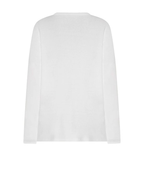 Floris Cotton T-Shirt in White by The Row