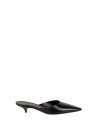 Liisa Kitten Mule Black Leather by The Row