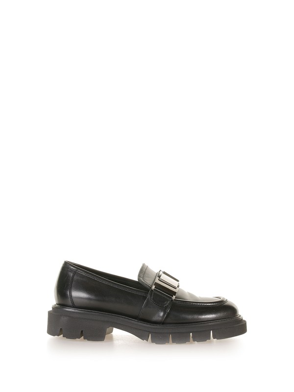 Nappa leather moccasin with accessory Nappa leather moccasin with accessory