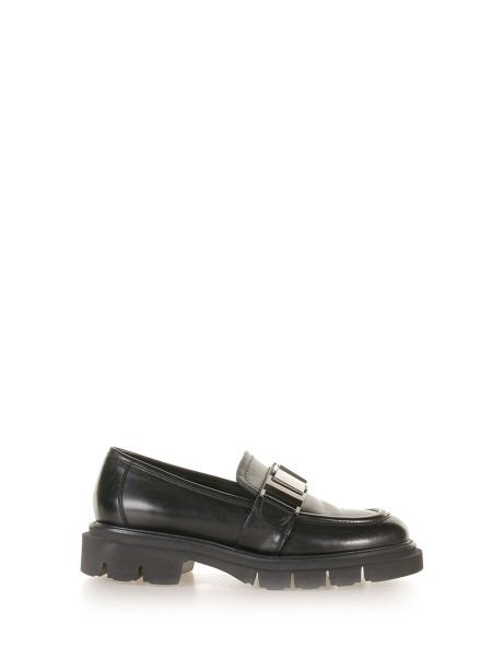 Nappa leather moccasin with accessory Nappa leather moccasin with accessory