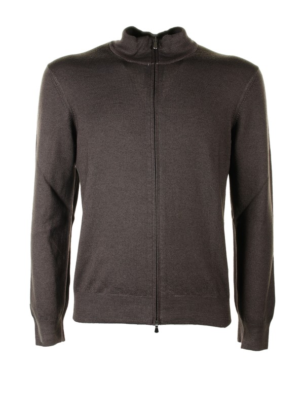Maglia con colletto e zip Maglia con colletto e zip