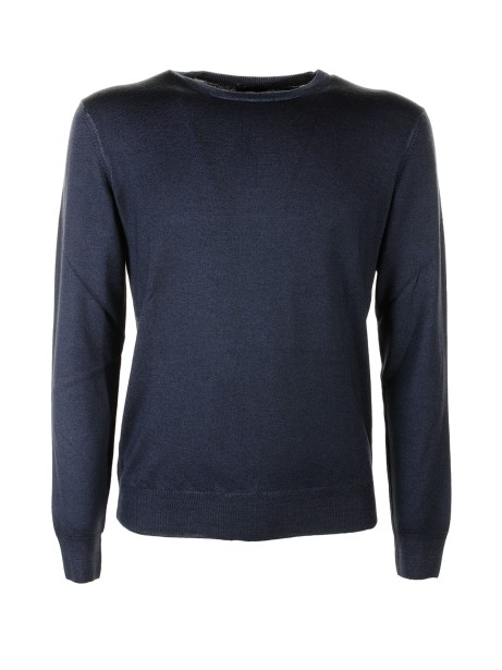 Blue crew neck sweater