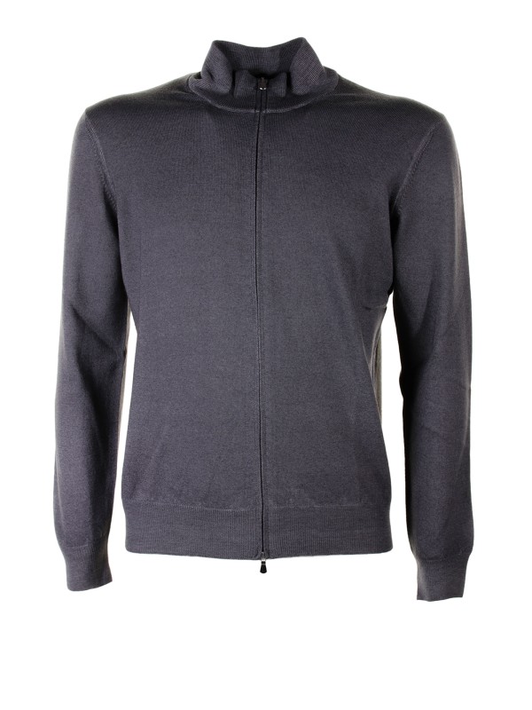 Maglia con colletto e zip Maglia con colletto e zip