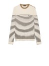 Prada Striped Linen and Cotton Sweater