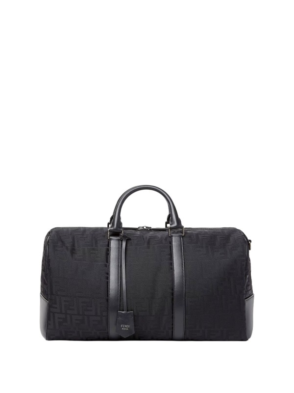 Borsone FF in Nylon Nero - Fendi