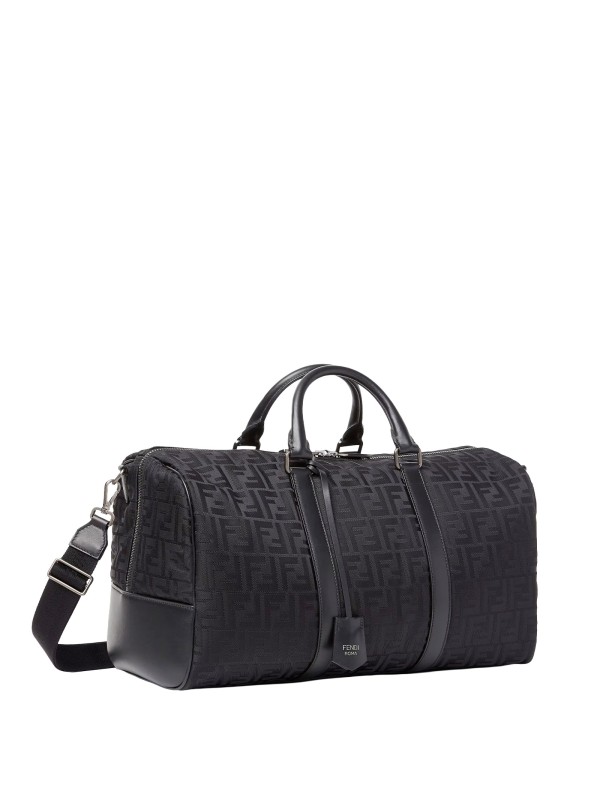 Borsone FF in Nylon Nero - Fendi