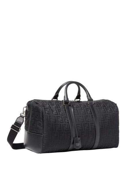 Borsone FF in Nylon Nero - Fendi