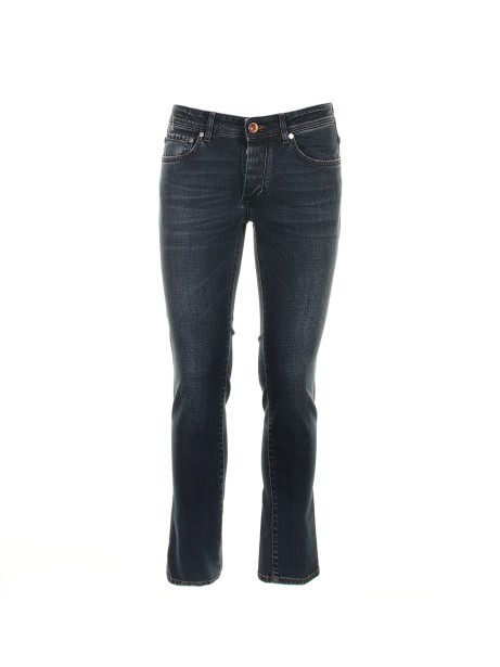 Jeans in denim blu scuro