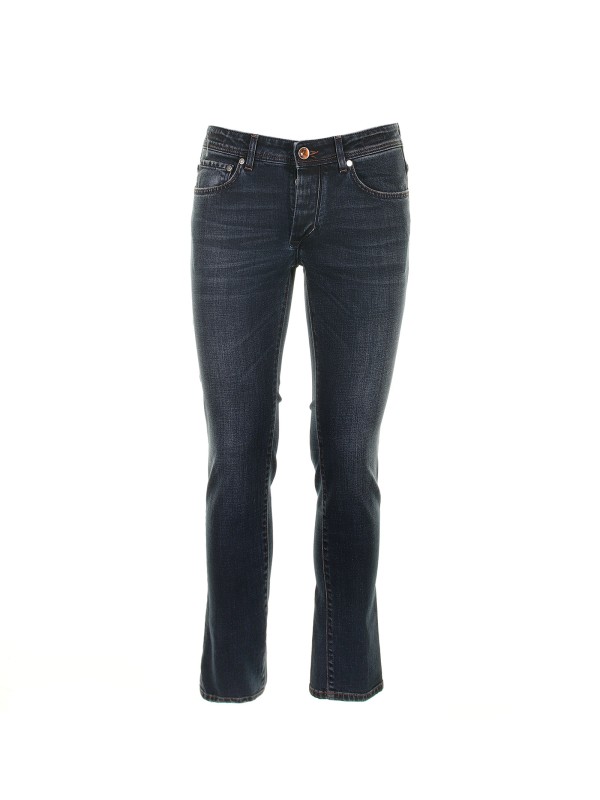 Jeans in dark blue denim