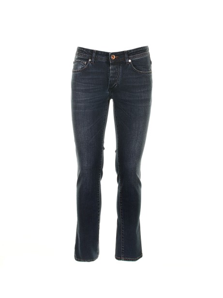 Jeans in dark blue denim