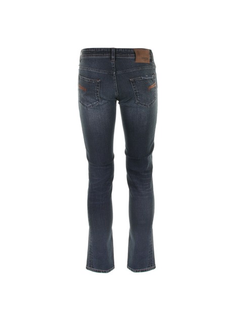 Jeans in dark blue denim 2