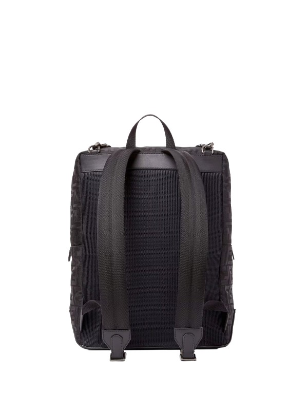 Fendi Lui Backpack Black FF Nylon