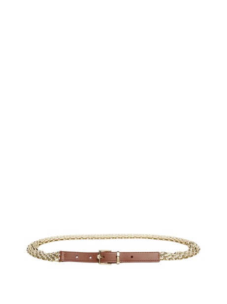 Max Mara Weekend Chain and Leather Belt