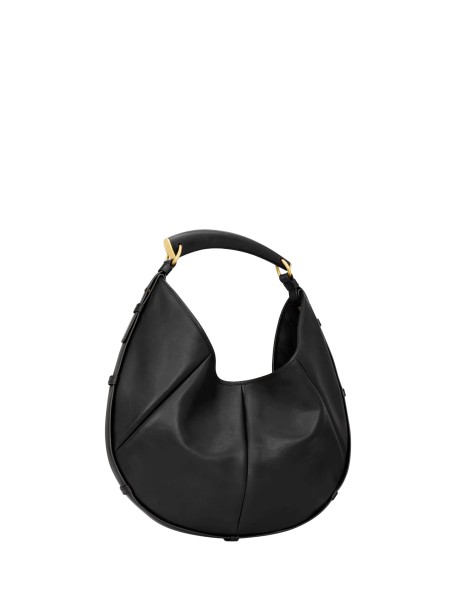 Saint Laurent Mombasa Medium Leather Hobo Bag