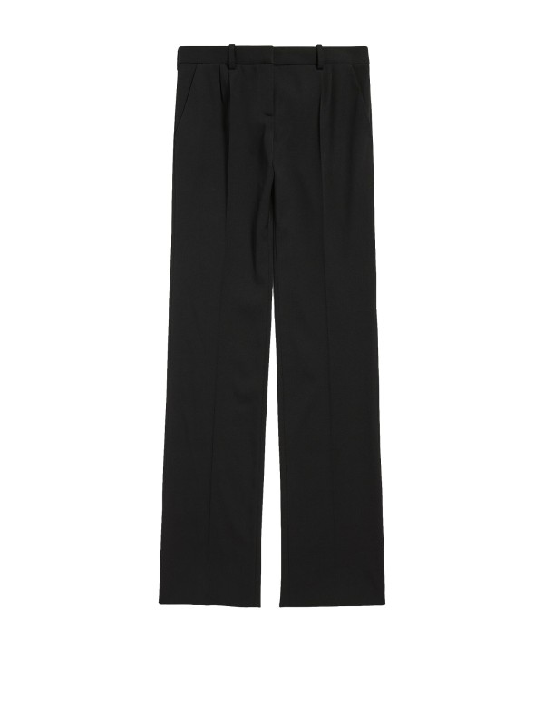 Balenciaga Women's Slim Tailored Pants in Black