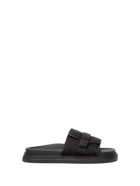Sandali Slides Jacquard Fendi