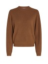 Brown crewneck sweater