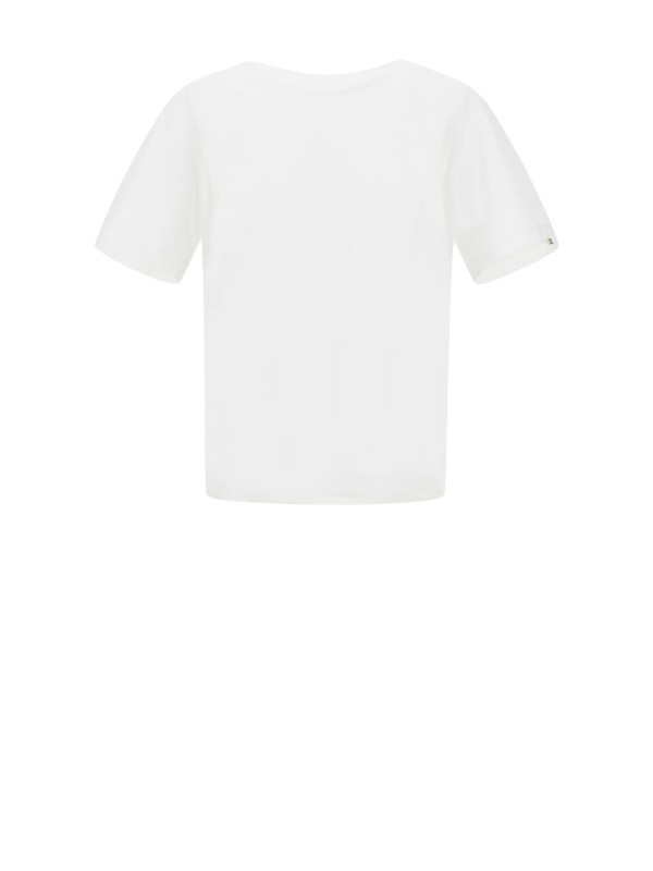 T-shirt Herno in Cotone Stretch Superfine Bianca