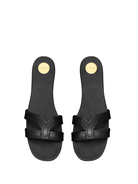 Sandali Mabrouka in Pelle Liscia - Saint Laurent