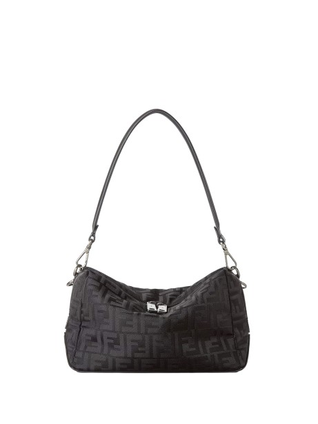 Borsa Fendi Lui Medium Squared FF in nylon e pelle
