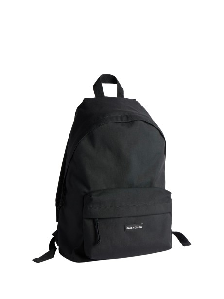 Zaino Explorer da Uomo in Pelle di Agnello Nera | Balenciaga 2